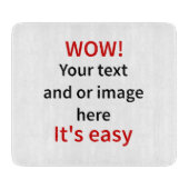 Planche À Découper Modèle personnalisable (Devant)