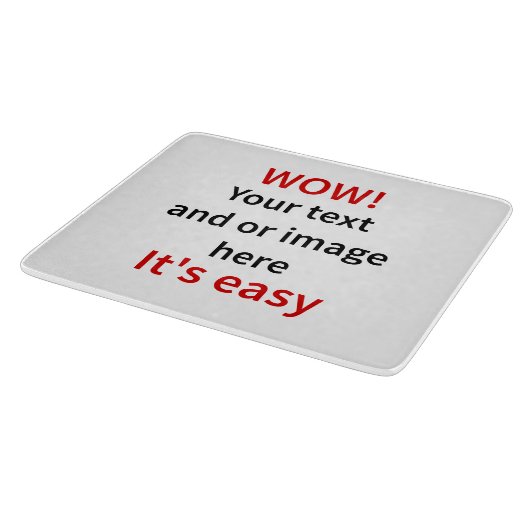 Planche À Découper Modèle personnalisable (Coin)