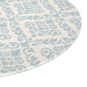 Planche À Découper Modèle Prima Damask bleu sur crème (Coin)