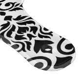 Planche À Découper Modèle Prima Damask noir sur blanc (Coin)