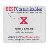 Planche À Découper Modèle vide rapide et facile (Devant)