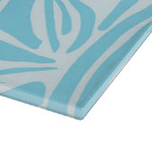 Planche À Découper Modèle Zèbre Bleu (Coin)