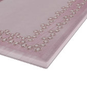 Planche À Découper Modern Pink Flowers Cutting Board (Coin)