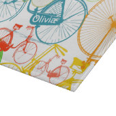 Planche à découper moderne à bicyclette du milieu  (Coin)