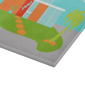 Planche à découper moderne de la maison de dessin  (Coin)