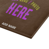 PLANCHE À DÉCOUPER MODERNE ET MODERNE PERSONNALISABLE BROWN VÉRIFIÉ (Coin)