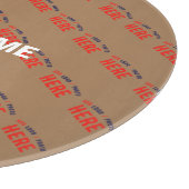 PLANCHE À DÉCOUPER MODERNE ET MODERNE PERSONNALISABLE BROWN VÉRIFIÉ (Coin)