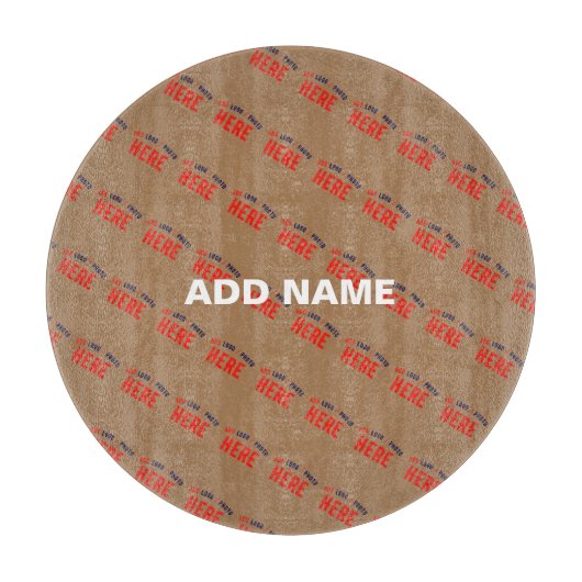 PLANCHE À DÉCOUPER MODERNE ET MODERNE PERSONNALISABLE BROWN VÉRIFIÉ (Devant)