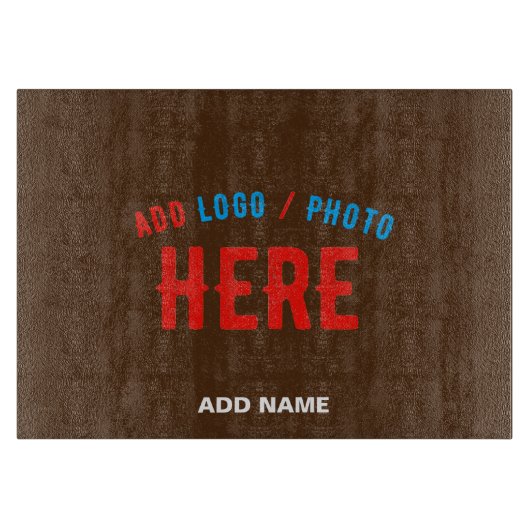 PLANCHE À DÉCOUPER MODERNE ET MODERNE PERSONNALISABLE BROWN VÉRIFIÉ (Devant)