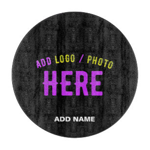 PLANCHE À DÉCOUPER MODERNE ET MODERNE PERSONNALISABLE NOIR VÉRIFIÉ