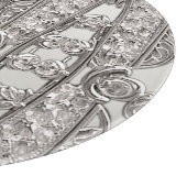 Planche à découper moderne ornée d'argent (Coin)