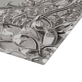 Planche à découper moderne ornée d'argent (Coin)