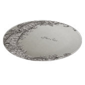 Planche à découper moderne ornée d'argent (Coin)