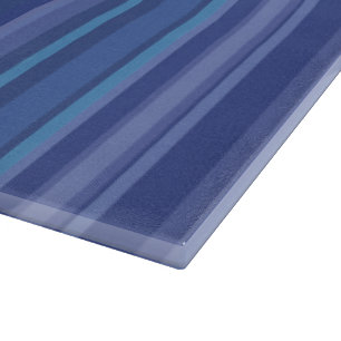 Planche À Découper Moderne Rayure Bleue Violette
