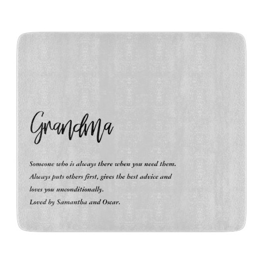 Planche À Découper Moderne Simple Meilleure grand-mère toujours Meill (Devant)