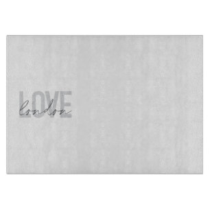 Planche À Découper Moderne, urbain, simple, cool, design de Love Lond
