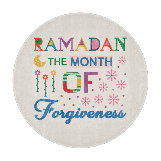 Planche À Découper Mois Du Ramadan Du Pardon (Devant)