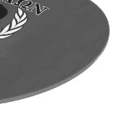 Planche À Découper Molon Labe Laurels en Masque Spartiate Noir & Blan (Coin)