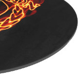 Planche À Découper Molon Labe Laurels guerrier spartiate en feu (Coin)