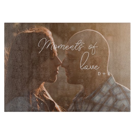 Planche À Découper Moments d'amour, couple amoureux (Devant)