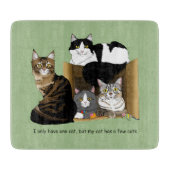 Planche À Découper Mon chat a des chats (Devant)