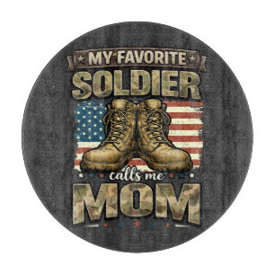 Planche À Découper Mon soldat préféré m'appelle maman