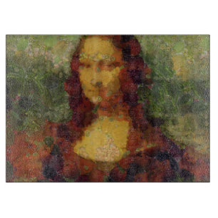Planche À Découper Mona Lisa Lettuce Art fine Cuillère végétale