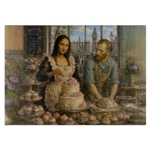 Planche À Découper Mona Lisa & Van Gogh Bake Off