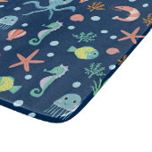 Planche À Découper Monde marin (Coin)