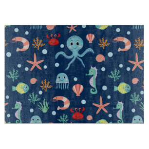 Planche À Découper Monde marin