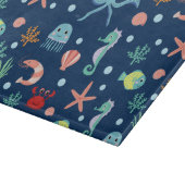 Planche À Découper Monde marin (Coin)