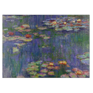 Planche À Découper Monet Water Lilies Chef-d'oeuvre Peinture