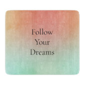 Planche À Découper Monnaie de pêche orange (Devant)