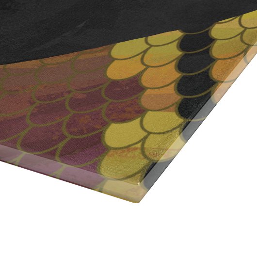 Planche À Découper Monogram Snake Brown et Gold Print (Coin)