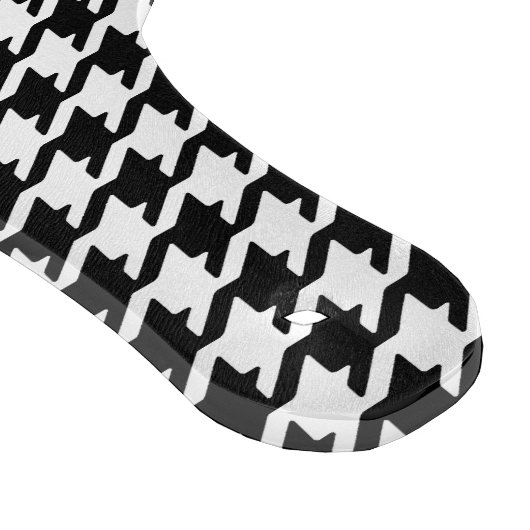 Planche À Découper Monogramme blanc noir chic de motif de (Coin)