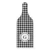 Planche À Découper Monogramme blanc noir chic de motif de (Devant)