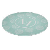 Planche À Découper Monogramme | Bonheur des Plantes | Pastel Succulen (Coin)