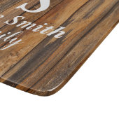 Planche À Découper Monogramme cadeau Mariage personnalisé Nom (Coin)