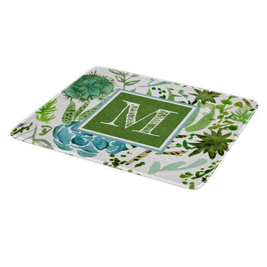 Planche À Découper Monogramme | Champ I Succulent (Coin)