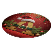 Planche À Découper Monogramme de Santa A pour les cadeaux de Noël (Coin)