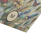 Planche À Découper Monogramme de terrain Fleur sauvage de conception (Coin)