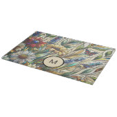 Planche À Découper Monogramme de terrain Fleur sauvage de conception (Coin)