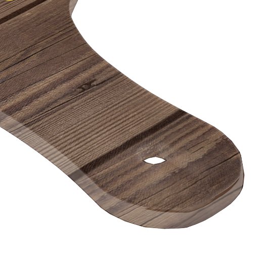 Planche À Découper Monogramme de tournesol rustique (Coin)