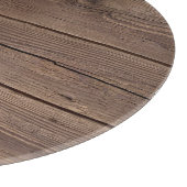 Planche À Découper Monogramme de tournesol rustique (Coin)