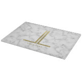 Planche À Découper Monogramme d'or (Coin)