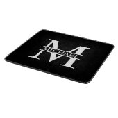 Planche À Découper Monogramme et nom personnalisés (Coin)