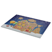 Planche À Découper Monogramme Gingerbread Maison Cookies de Noël Bonb (Coin)