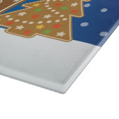 Planche À Découper Monogramme Gingerbread Maison Cookies de Noël Bonb (Coin)