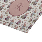 Planche À Découper Monogramme Gnomes Cuisson, Cupcakes, Donuts, Migno (Coin)