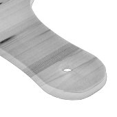 Planche À Découper Monogramme Gris Faux Boucher Bloc Bois | Texte do- (Coin)